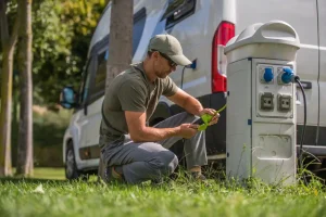 Full hookup RV park